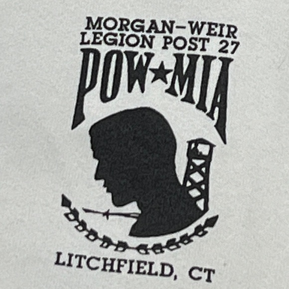 Vintage 90s POW MIam Operation Desert Shield USA Bald Eagle Military Sweatshirt - Picture 6 of 7